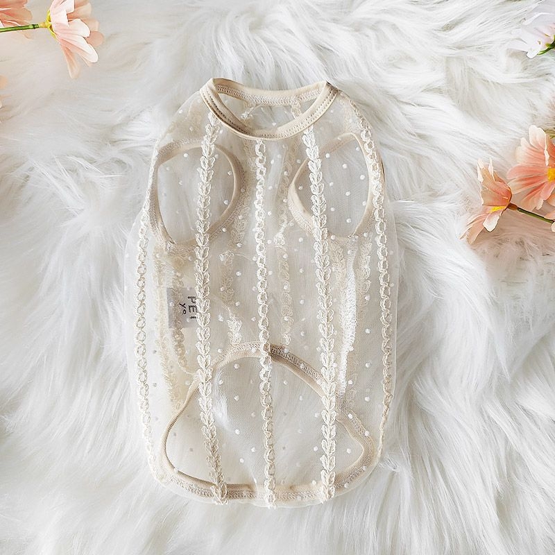 Kutyaruhák Nyári Páros Kölyökkutya Tavaszi és Nyári Vékony Teddy Pomerániai Macska Kis Méretű Kutyák Kisállat Harisnyatartó Szoknya