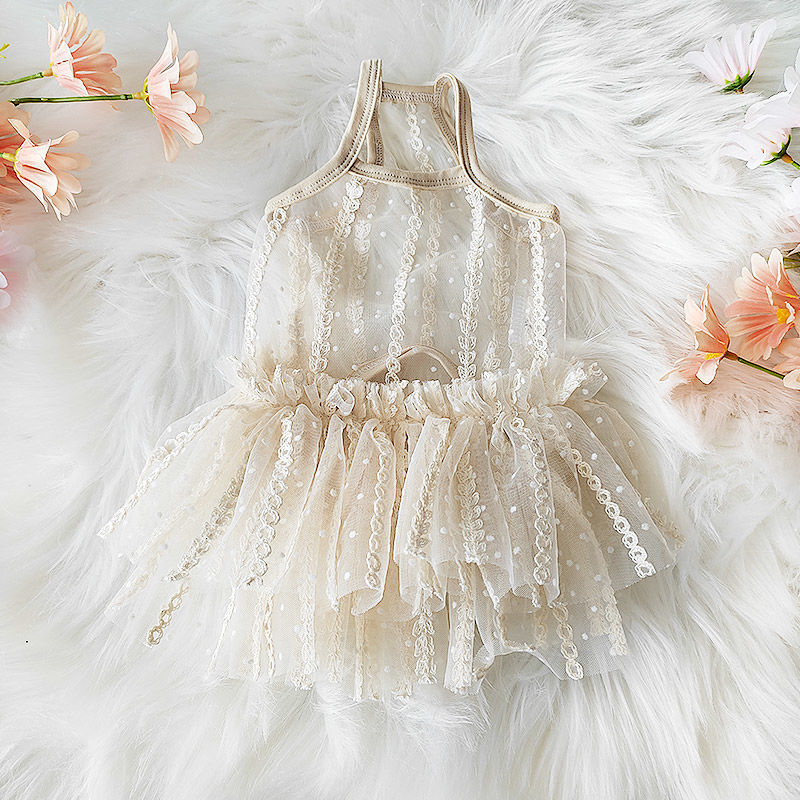 Kutyaruhák Nyári Páros Kölyökkutya Tavaszi és Nyári Vékony Teddy Pomerániai Macska Kis Méretű Kutyák Kisállat Harisnyatartó Szoknya