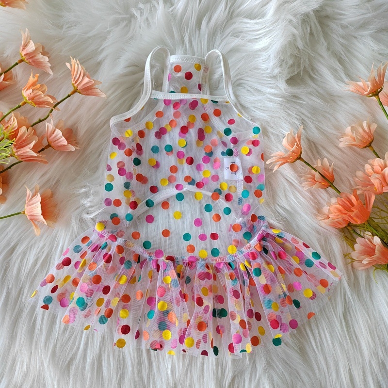 Kutyaruhák Nyári Páros Kölyökkutya Tavaszi és Nyári Vékony Teddy Pomerániai Macska Kis Méretű Kutyák Kisállat Harisnyatartó Szoknya