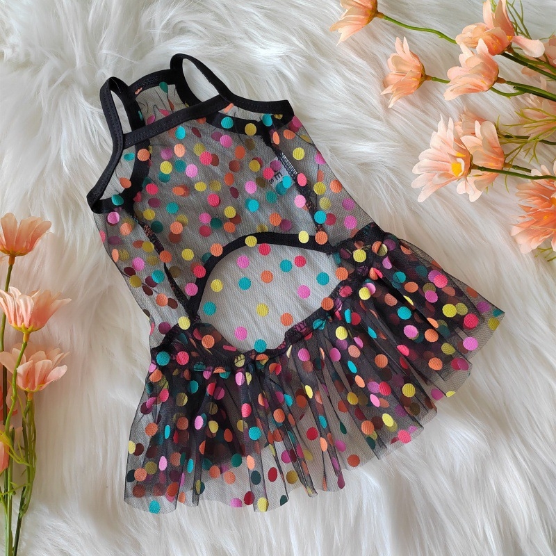 Kutyaruhák Nyári Páros Kölyökkutya Tavaszi és Nyári Vékony Teddy Pomerániai Macska Kis Méretű Kutyák Kisállat Harisnyatartó Szoknya