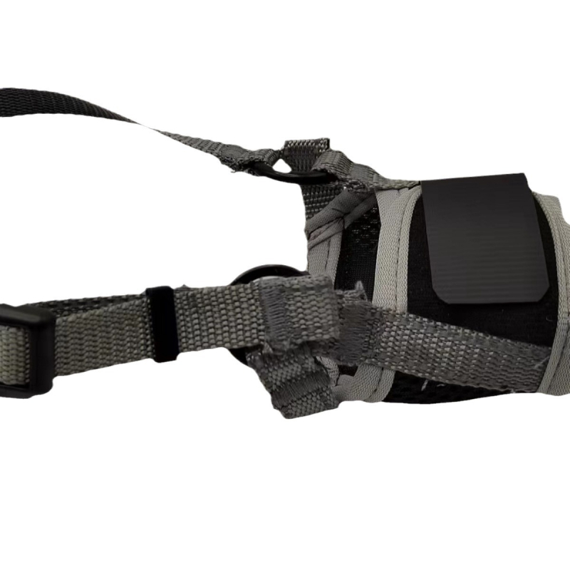 Šuns burnos apsaugos artefaktas, labai kvėpuojantis, reguliuojamas augintinio snukis, apsauga nuo įkandimo, reguliuojamas tinklelio snukis