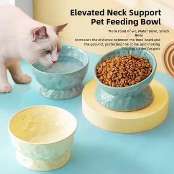 Kassikauss, koerakauss, keraamiline kassitarbed, armas diagonaalne topeltkauss, kassikauss, kaelakaitse, kõrge kauss, koerakauss, löögikindel, hulgimüük