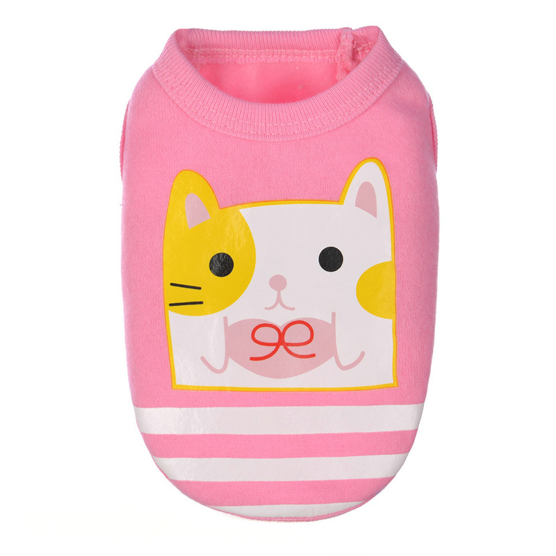 Kevad- ja suveuued lemmikloomariided Loomavestid Mugavad koerariided Armas kass Koomiksilaadsed armsad lemmikloomariided