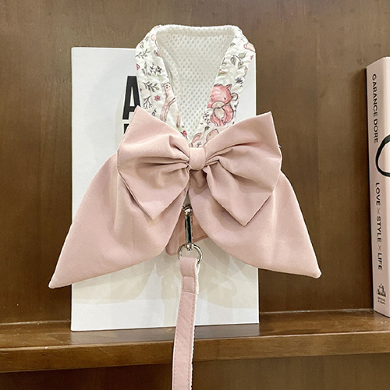 Bichoni koerarihma rakmed, teddy poolrihmaga, õues kasutatav vibuga kolmesuunaline vest, lemmikloomale