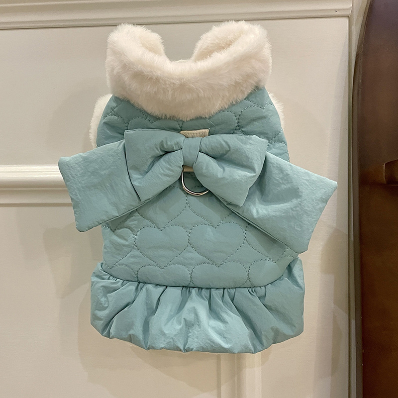 Bichoni koerarihma rakmed, teddy poolrihmaga, õues kasutatav vibuga kolmesuunaline vest, lemmikloomale