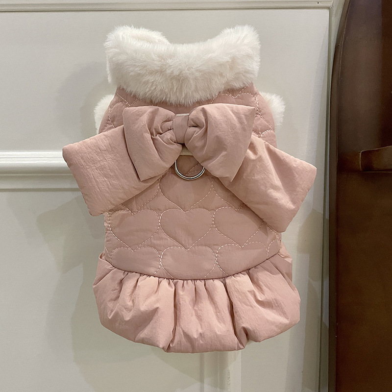 Bichoni koerarihma rakmed, teddy poolrihmaga, õues kasutatav vibuga kolmesuunaline vest, lemmikloomale