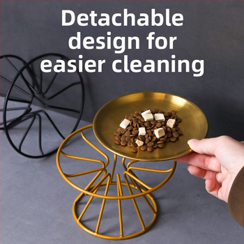 Μπολ γάτας από ανοξείδωτο ατσάλι για διασυνοριακή χρήση, μπολ για κατοικίδια, μπολ τροφής για γάτες, μπολ ρυζιού, πιάτο γάτας, πιάτο κονσερβών, πιάτο σνακ, ψηλή προστατευτική βάση λαιμού