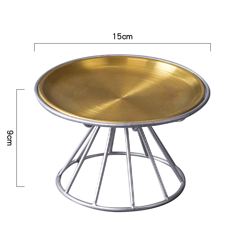 Piiriülene roostevabast terasest kassikauss, lemmikloomakauss, kassitoidukauss, riisikauss, kassitaldrik, konservtaldrik, suupistetaldrik, kõrge kaelakaitsega kronstein