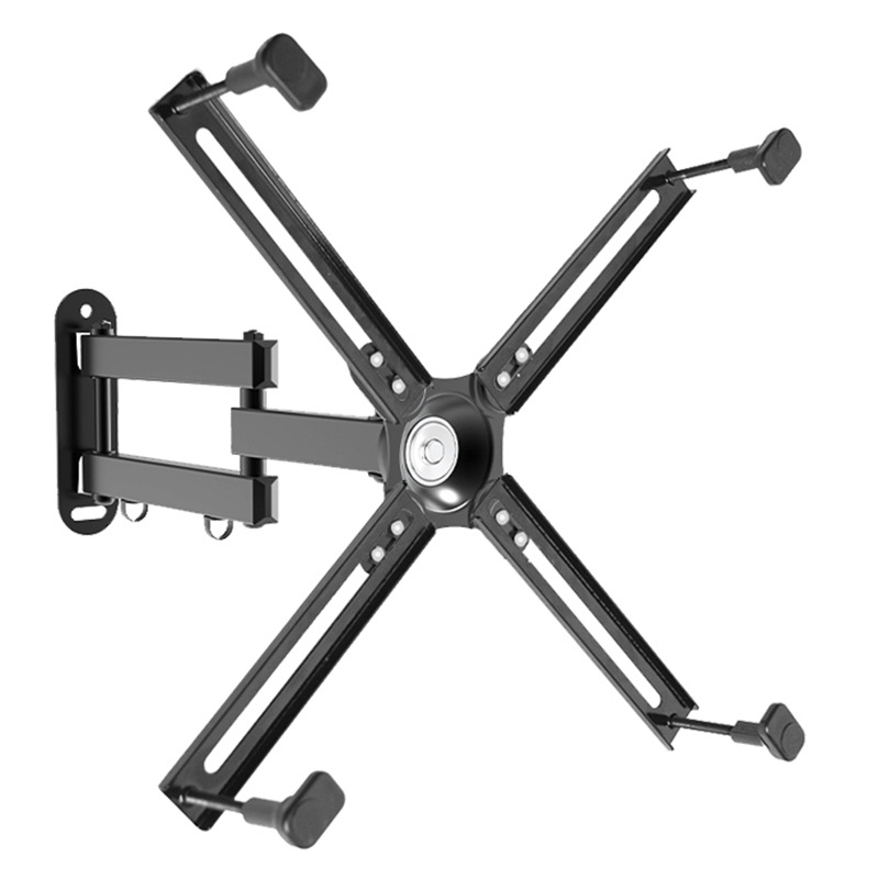 Suport monitor telescopic rotativ, montat pe perete, comutare ecran orizontală și verticală, universal, 17, 24, 27, 32 inch, montat pe perete