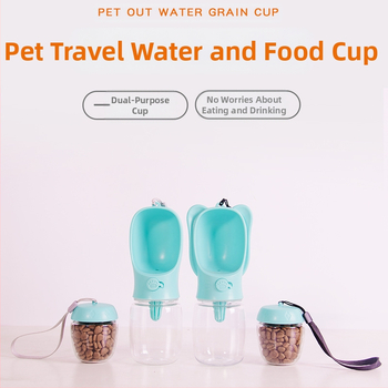Διπλής χρήσης Ποτήρι νερού για σκύλους, φορητό μπολ νερού για γάτες σε εξωτερικό χώρο, 2 σε 1