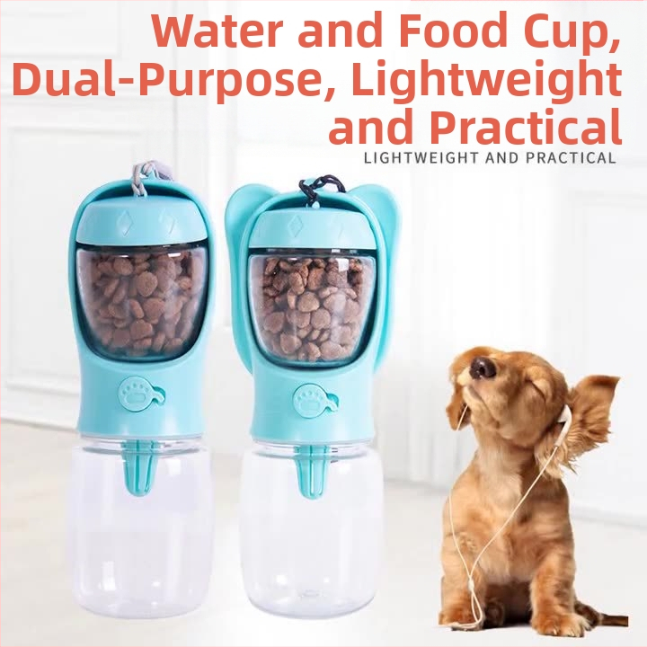 Kaheotstarbeline koerajoogikruus lemmikloomade veetoidukruus 2-ühes kaasaskantav kassi õues kasutatav veejoogikauss