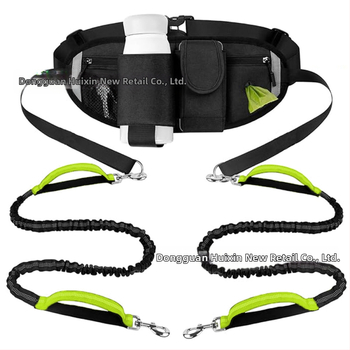Τσάντα μέσης Amazon Pet Leash, ένα λουρί για δύο κατοικίδια, σχοινί νάιλον για υπαίθρια αθλήματα, φθορίζον λουρί σκύλου κατά της απώλειας κατοικίδιων ζώων