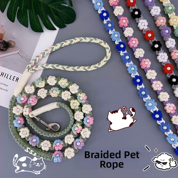 Χονδρική πώληση χειροποίητων λουριών κατοικίδιων ζώων, είδη κατοικίδιων ζώων για γάτες και σκύλους, ισχυρό και ανθεκτικό λουρί σκύλου P αλυσίδα