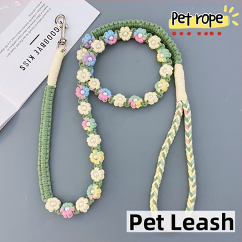 Χονδρική πώληση χειροποίητων λουριών κατοικίδιων ζώων, είδη κατοικίδιων ζώων για γάτες και σκύλους, ισχυρό και ανθεκτικό λουρί σκύλου P αλυσίδα