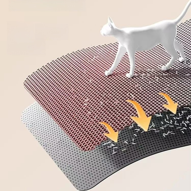 Temu väliskaubanduse allika tehase otsetarnimise kahekihiline kassiliivamatt määrdumisvastane liivakast lemmikloomamatt kassi- ja koeramatt