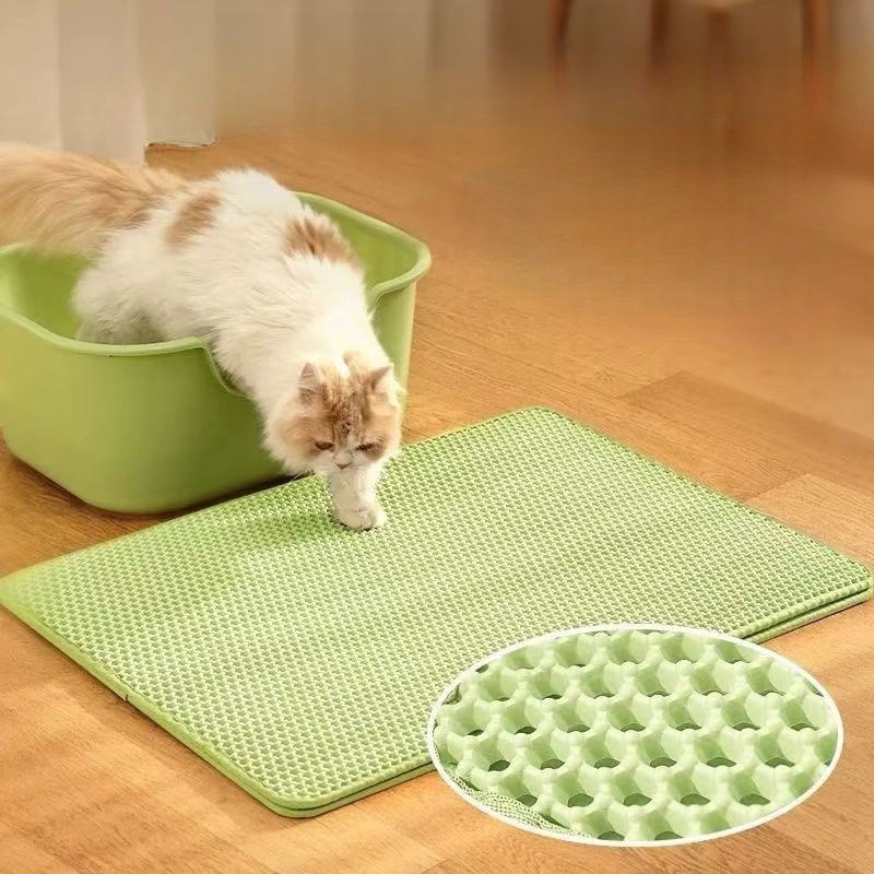 Temu väliskaubanduse allika tehase otsetarnimise kahekihiline kassiliivamatt määrdumisvastane liivakast lemmikloomamatt kassi- ja koeramatt