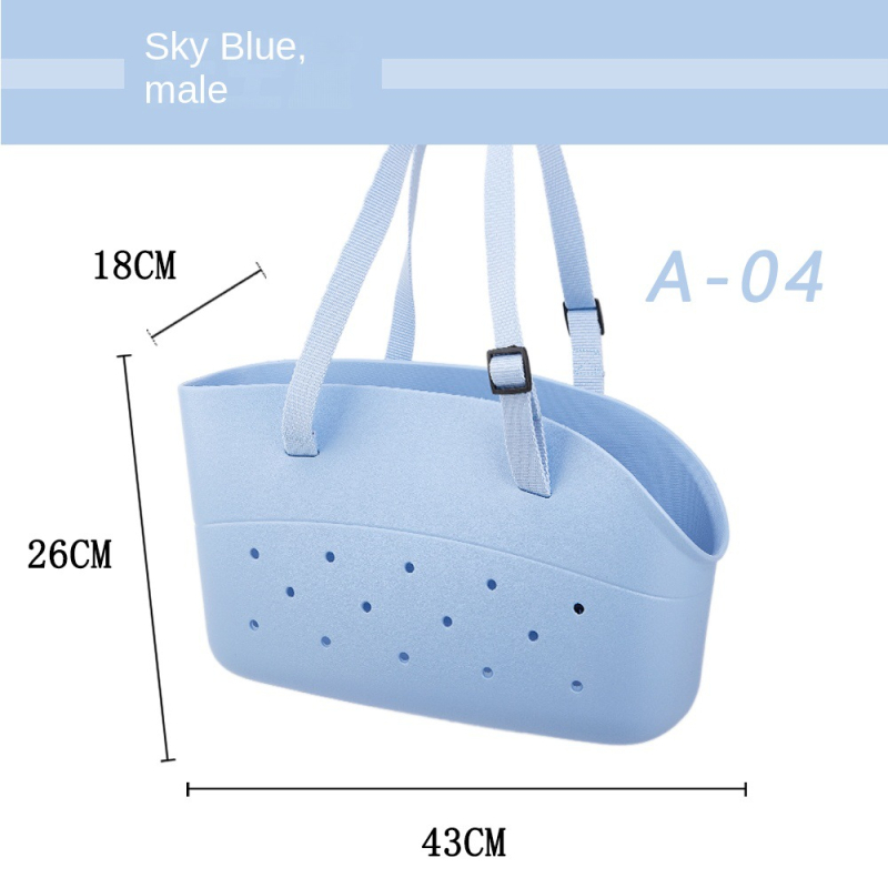 EVA kassi- ja koeralemmikkott õue, uus, moodne, suure mahutavusega auguga kott, veekindel, kergesti puhastatav, kaasaskantav õlakott kahekordseks kasutamiseks