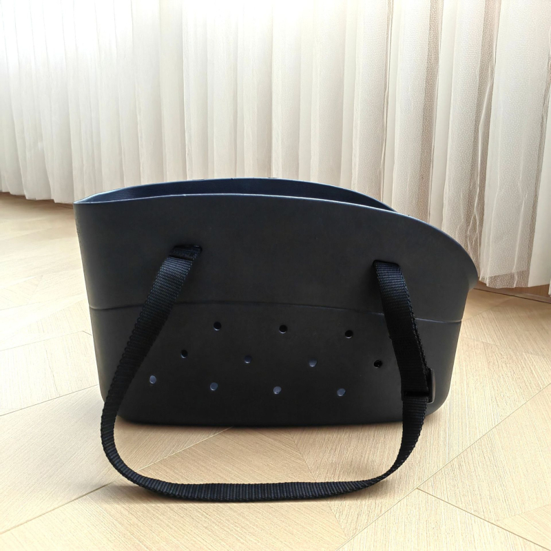 EVA kassi- ja koeralemmikkott õue, uus, moodne, suure mahutavusega auguga kott, veekindel, kergesti puhastatav, kaasaskantav õlakott kahekordseks kasutamiseks