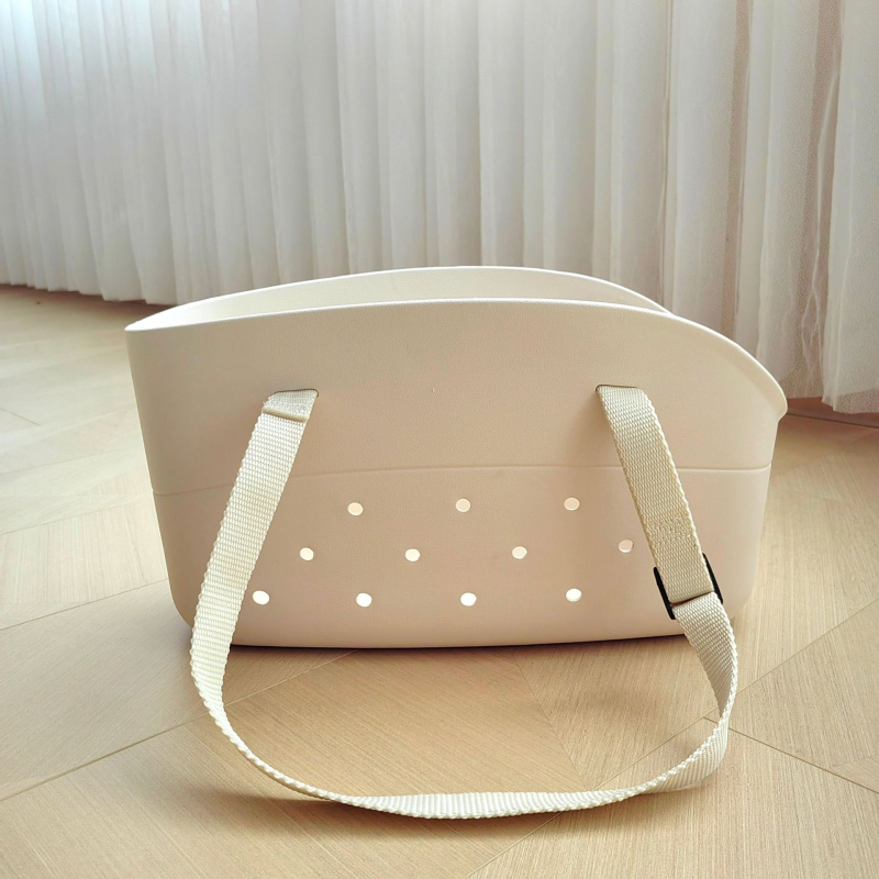 EVA kassi- ja koeralemmikkott õue, uus, moodne, suure mahutavusega auguga kott, veekindel, kergesti puhastatav, kaasaskantav õlakott kahekordseks kasutamiseks