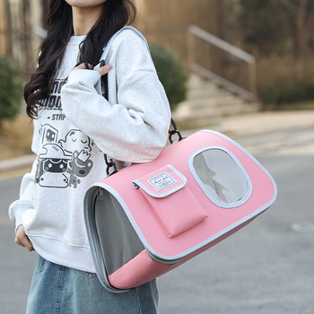 Τσάντα γάτας, τσάντα κατοικίδιου, φορητή τσάντα ώμου, άνετη και αναπνεύσιμη τσάντα γάτας, πτυσσόμενα είδη για κατοικίδια γάτας