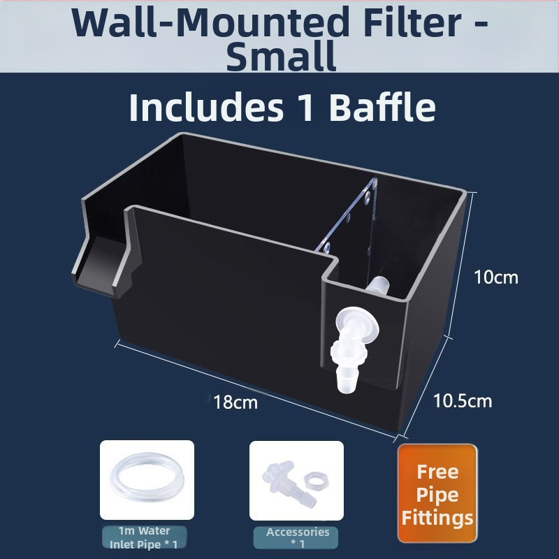 Maza zivju tvertnes filtra ūdens attīrīšanas cikls trīs vienā klusināts ārējais sienas attīrīšanas filtra kaste pilienveida kaste skābekļa padeve