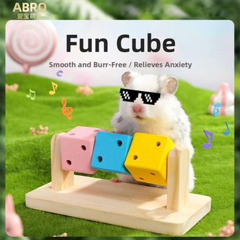 Žiurkėno linksmybės Rubiko kubas medinis žaislas Molariniai reikmenys Auksinio lokio lizdas medinis medinis žaislas iš medžio masyvo, spalvotas kostiumas