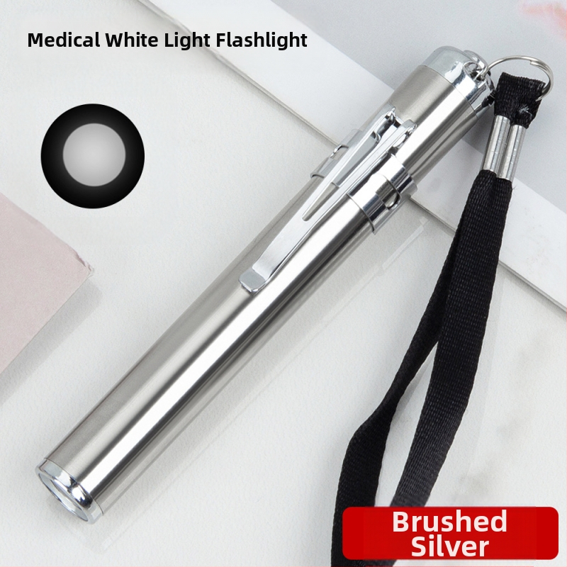 Meditsiinilised väikesed kingitused, millele on kohandatud logo graveerimine, valge valguse patareide vahetamine, üldise läbivaatuse spetsiaalne tagant vajutatav meditsiiniline õpilaspliiats