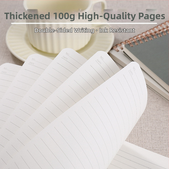 Gamyklos sandėlyje tiekiama ritinių knyga „Macaron“ spalvota palaidų lapų knyga studentams, užrašų knygelė biuro užrašams, didmeninė prekyba