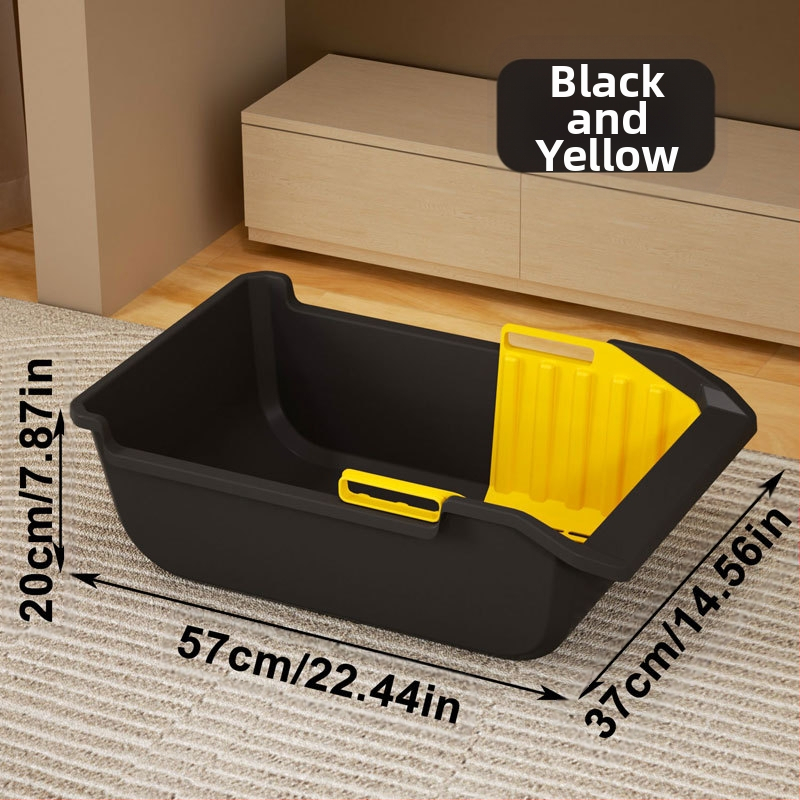 Suur kassiliivkast poolsuletud ämbriga, eemaldatav kassi tualett, kõrgusvastane tara, väline pritsmetega kassi väljaheidete bassein, hulgimüük