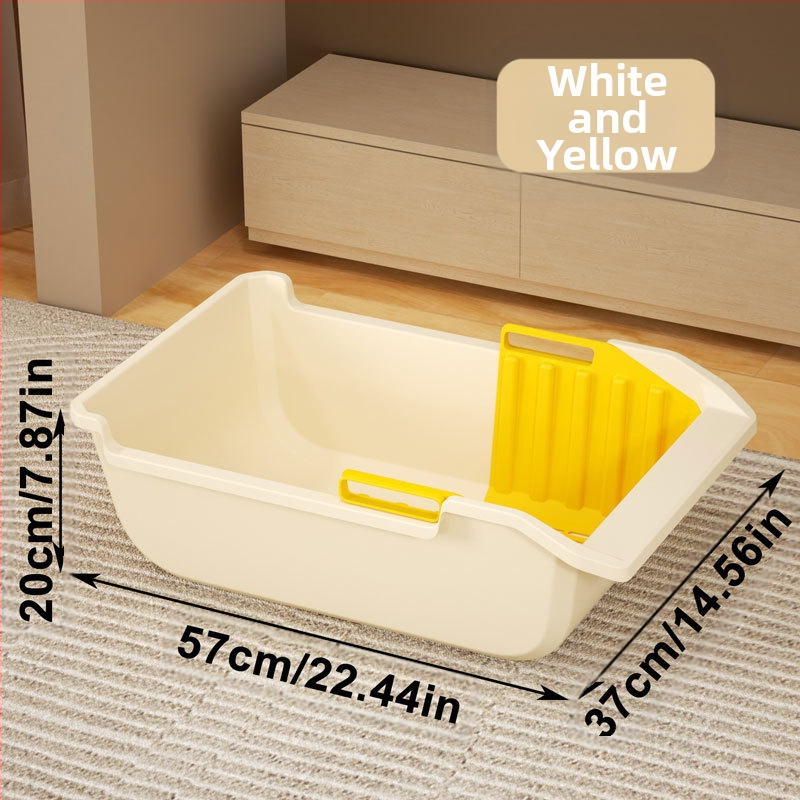 Suur kassiliivkast poolsuletud ämbriga, eemaldatav kassi tualett, kõrgusvastane tara, väline pritsmetega kassi väljaheidete bassein, hulgimüük