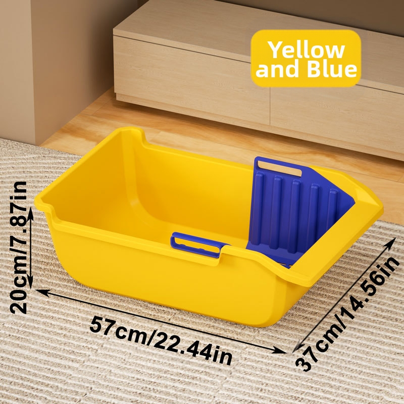 Suur kassiliivkast poolsuletud ämbriga, eemaldatav kassi tualett, kõrgusvastane tara, väline pritsmetega kassi väljaheidete bassein, hulgimüük