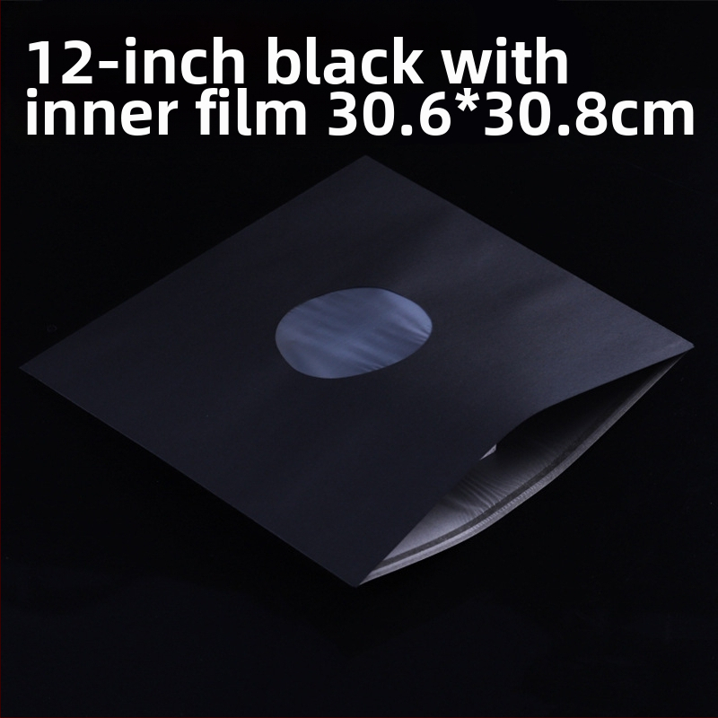 71012-tolline Lp vinüülplaadipaberi sisekott, jõupaber + polüpropüleenist kile, kahekihiline kaitsekate, antistaatiline kile hoiustamine