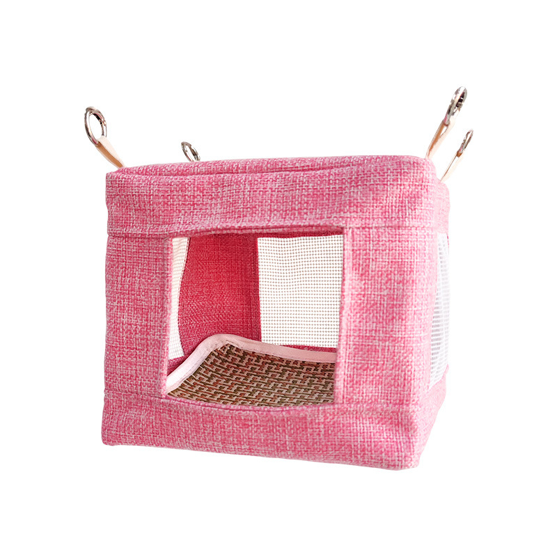 Papagoi roostevabast terasest põhjavõrk, lahe maja suvine linnupesa, rippuv linnupesa, hingav põhjavõrk, magamistelgi linnumänguasi