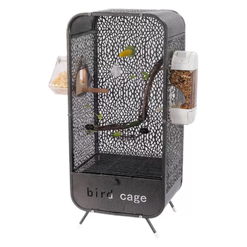 Νέο διαφανές κλουβί πουλιών παπαγάλων πανοραμικό ακρυλικό κλουβί ανθεκτικό στις πιτσιλιές διακοσμητικό βίλα σπίτι κλουβί πουλιών χονδρικής