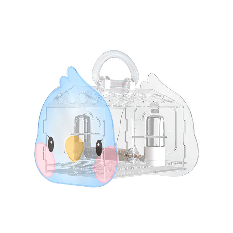 Lemmiklooma Shang Tian papagoi puuriga Läbipaistev väljasõidupuur Linnuvaatluspuur Tiigri nahast pojengist Xuan Fengi dekoratiivne akrüül väljasõidupuur