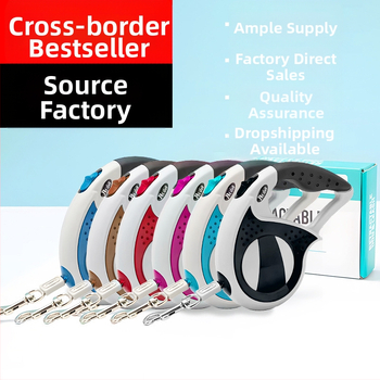 Valmis lemmikloomade koerarihm, automaatne sissetõmmatav koerarihm, koerakett keskmistele ja suurtele koertele, kadumisvastane koerarihm