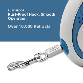 Λουρί σκύλου έτοιμο για κατοικίδια, αυτόματο ανασυρόμενο λουρί σκύλου, αλυσίδα σκύλου για μεσαία και μεγάλα σκυλιά, λουρί σκύλου κατά της απώλειας