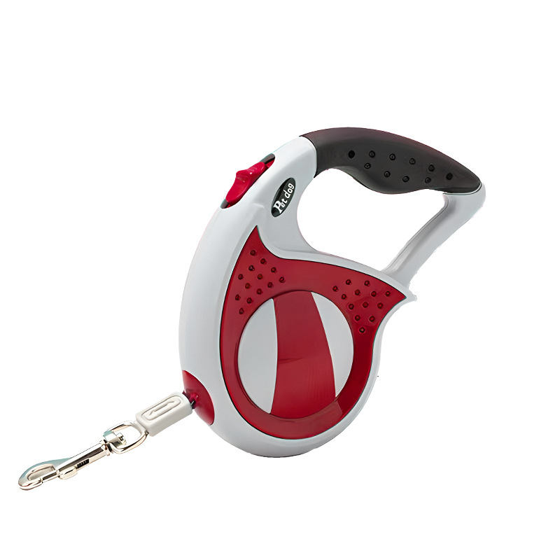 Valmis lemmikloomade koerarihm, automaatne sissetõmmatav koerarihm, koerakett keskmistele ja suurtele koertele, kadumisvastane koerarihm