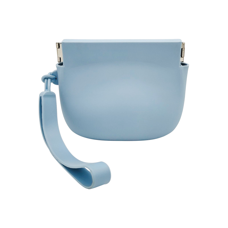 Silikoonist šrapnellist mündikott huulepulgaga kosmeetikakott automaatselt sulguv võtmega kõrvaklappide hoiukott kaasaskantav minikott