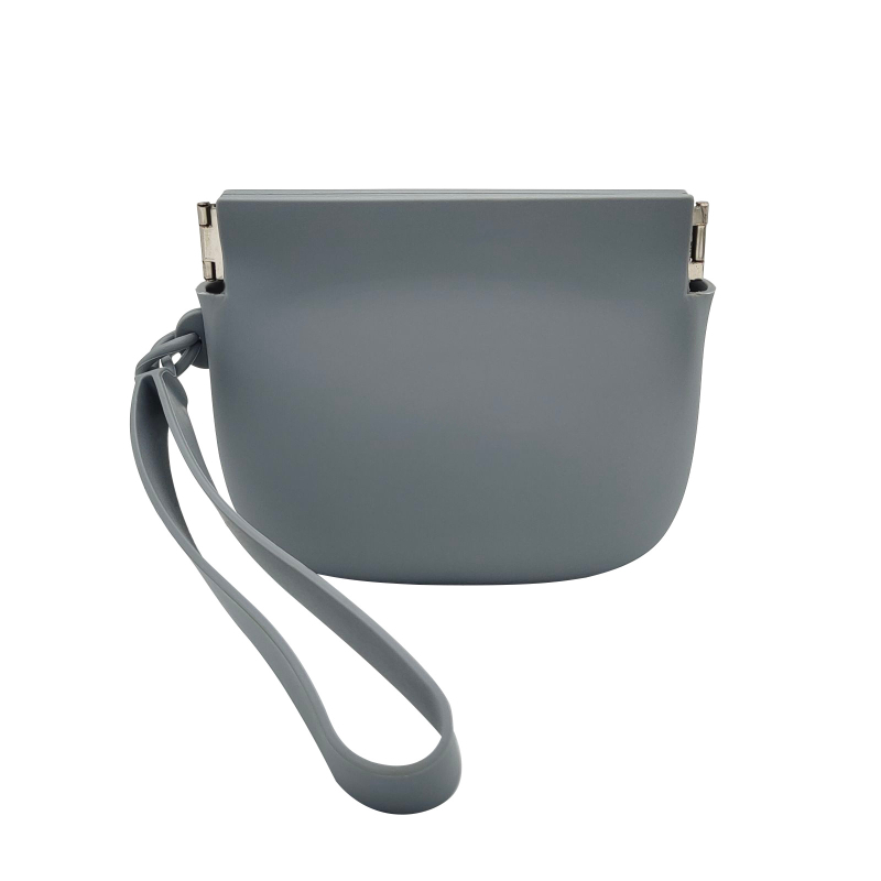 Silikoonist šrapnellist mündikott huulepulgaga kosmeetikakott automaatselt sulguv võtmega kõrvaklappide hoiukott kaasaskantav minikott