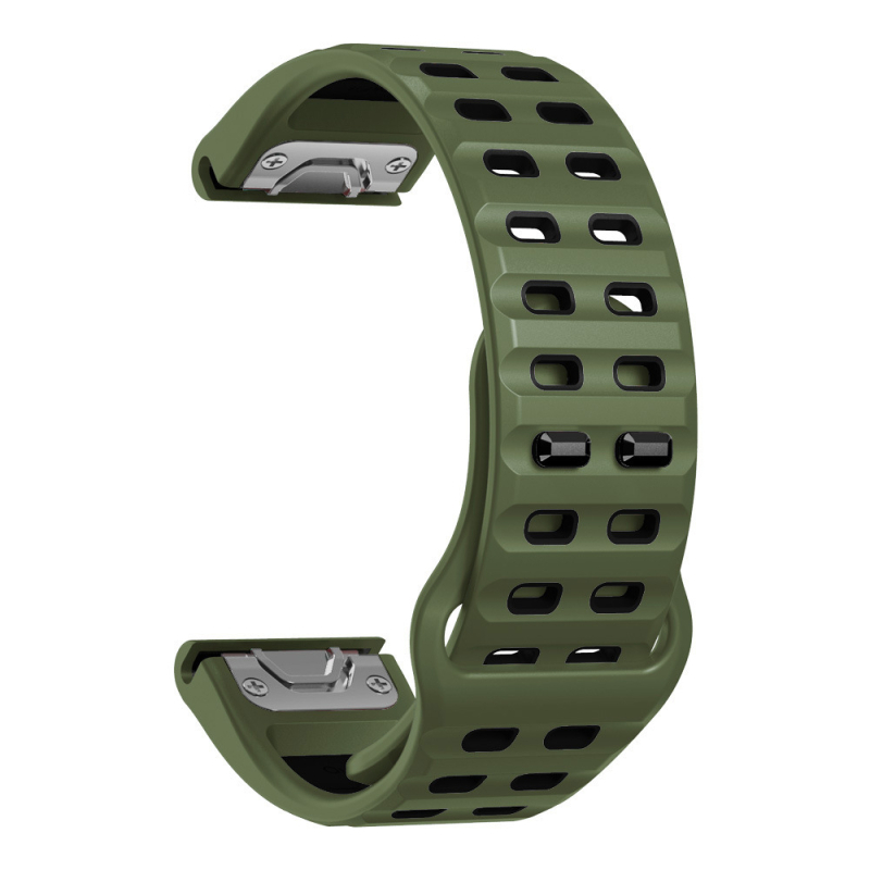 26 mm 22 mm Fenix8 kiirkinnitusega naelapandlaga kahevärviline silikoonrihm Fenix8 E 51 mm käepael