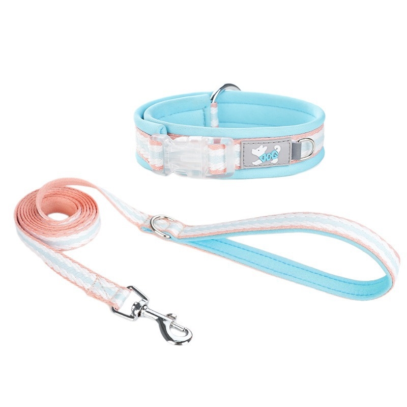 Piiriülene koerakaelarihm, kosmosepuuvillast hingav plahvatuskindel koerarihmaga kaelarihm, mis sobib keskmise suurusega koertele