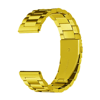 За Apple Samsung Huawei GT Watch Band FITBIT Three Beads Stainless Steel 20mm22mm Xiaomi Watch Strap