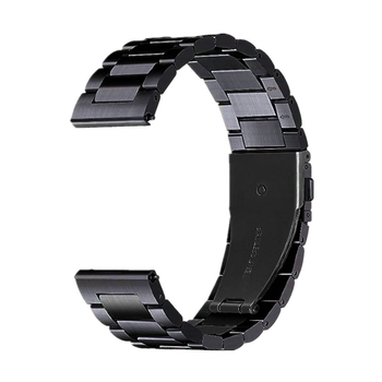 За Apple Samsung Huawei GT Watch Band FITBIT Three Beads Stainless Steel 20mm22mm Xiaomi Watch Strap