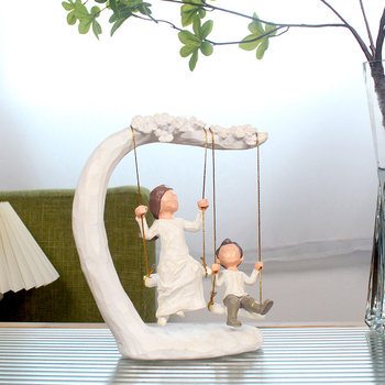 Διασυνοριακά εκρηκτικά στολίδια για τη μητέρα και τον γιο, δημιουργικά διακοσμητικά σπιτιού, σαλόνι, ντουλάπι κρασιού, χειροτεχνίες από ρητίνη