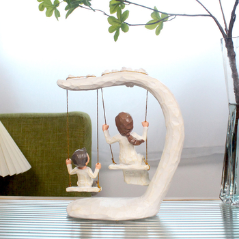 Διασυνοριακά εκρηκτικά στολίδια για τη μητέρα και τον γιο, δημιουργικά διακοσμητικά σπιτιού, σαλόνι, ντουλάπι κρασιού, χειροτεχνίες από ρητίνη