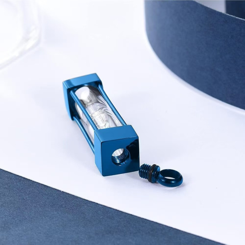 Amazoni kuuma liivakella tuhast ripats, silindriline roostevabast terasest mälestus lemmikloomade perekonna tuhast kaelakee ripats