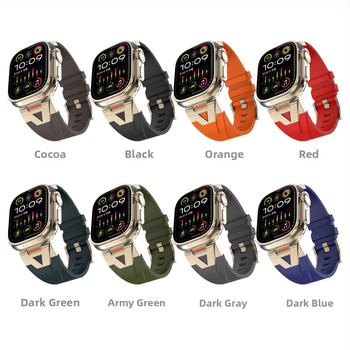 Apple Watchi rihm sobib iWatch Watch Strap S10 kellarihmale Commander metallist Apple Watchi rihm silikoonist kellarihm