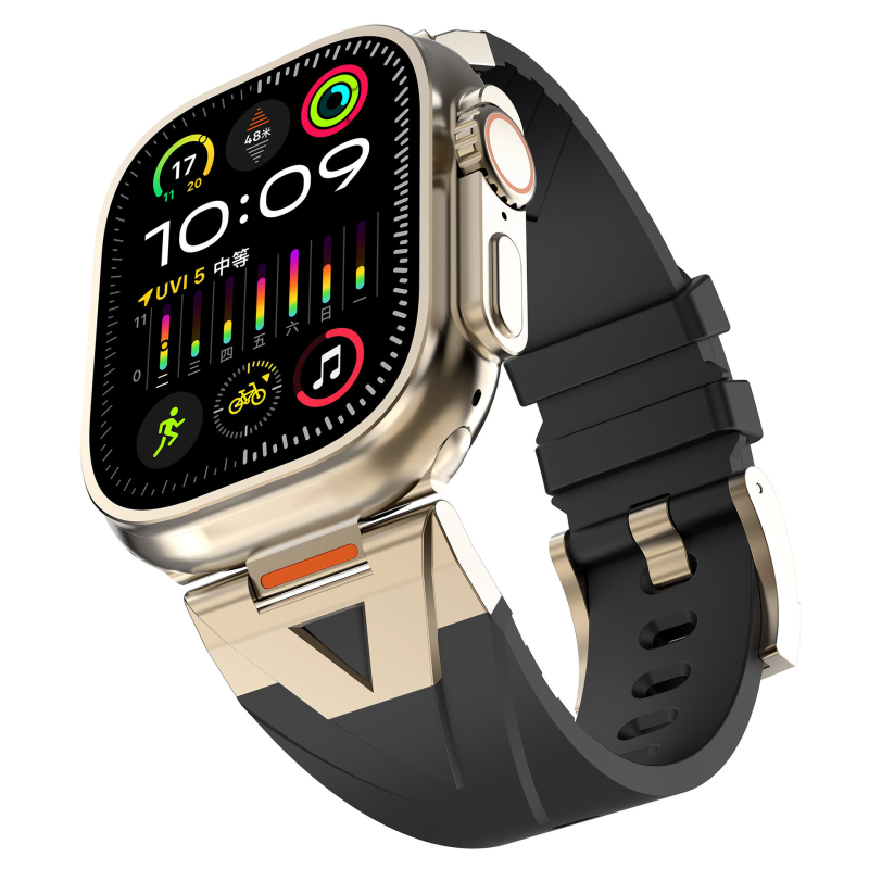 Apple Watchi rihm sobib iWatch Watch Strap S10 kellarihmale Commander metallist Apple Watchi rihm silikoonist kellarihm
