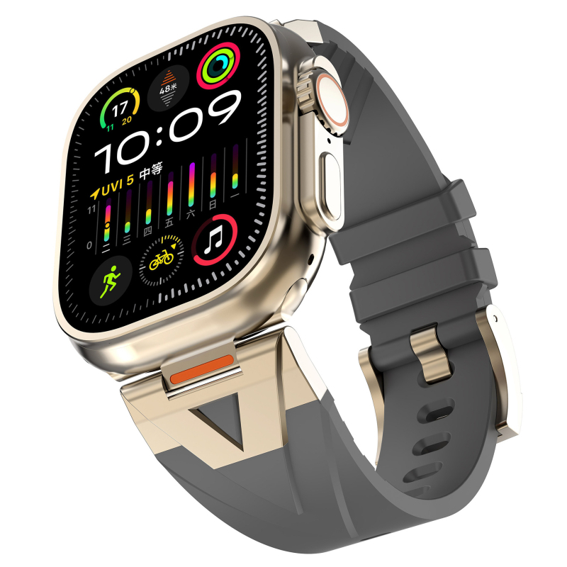 Apple Watchi rihm sobib iWatch Watch Strap S10 kellarihmale Commander metallist Apple Watchi rihm silikoonist kellarihm